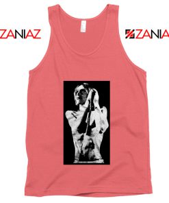 Iggy Pop Performance Music Concert Cheap Best Tank Top Size S-3XL Coral