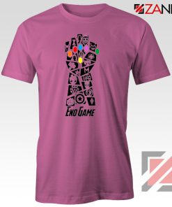 Infinity Gauntlet Marvel Comics Tshirts Avengers Endgame Tshirt Pink