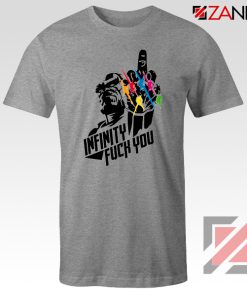 Infinity War Sucks T-shirt Parody Thanos Tee Shirts Size S-3XL Sport Grey