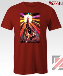 Iron Man Infinity Gauntlet T-shirts Avengers Endgame Tee Shirts Red