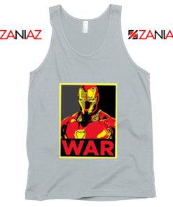 Iron Man War Tank Top Infinity War Cheap Tank Top Size S-3XL Silver