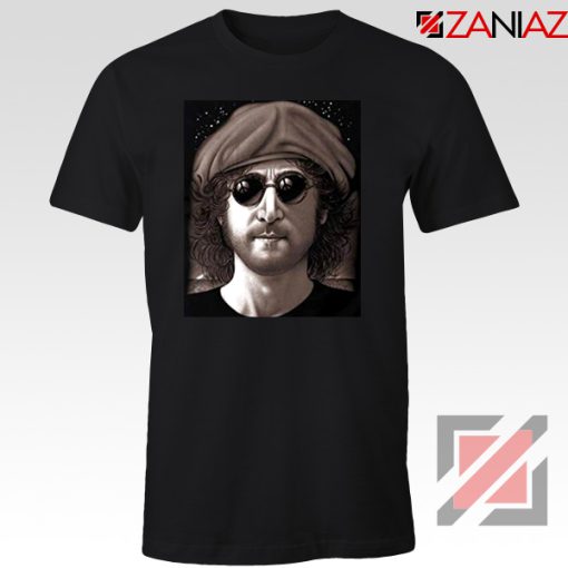 John Lennon Imagine T-Shirt The Beatles Band Music T-Shirt Size S-3XL Black