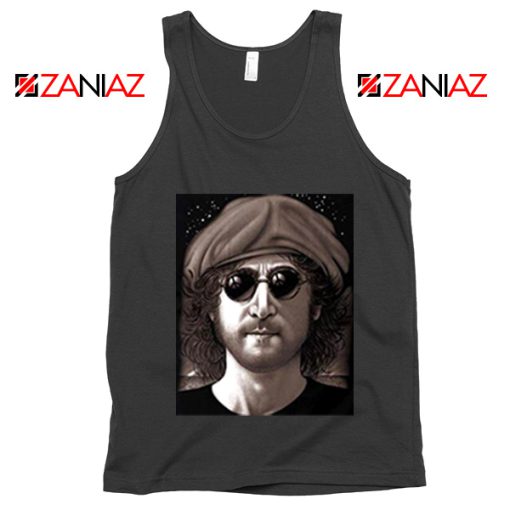 John Lennon Imagine Tank Top The Beatles Band Music Tank Top Black