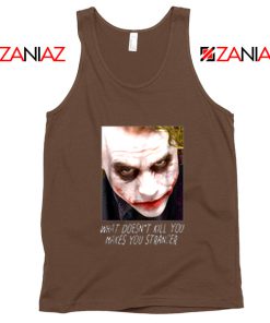 Joker Quotes Tank Tops Joker Movie 2019 Tank Top Size S-3XL Brown