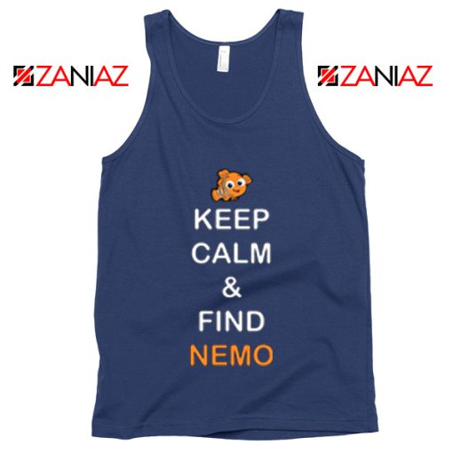 Keep Calm And Find Nemo Tank Top Finding Nemo Tank Top Navy