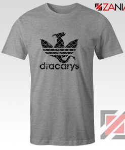 Logo Dracarys T-Shirt Game of Thrones Best Tee Shirt Size S-3XL Sport Grey