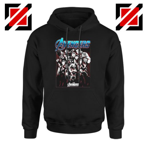 Marvel Avengers Endgame Group Best Hoodie Size S-2XL Black