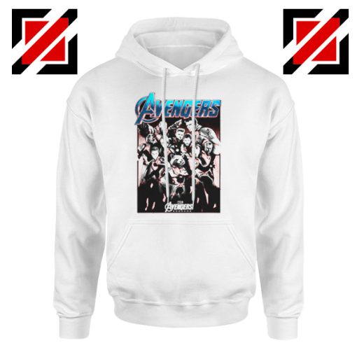 Marvel Avengers Endgame Group Best Hoodie Size S-2XL White