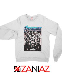 Marvel Avengers Endgame Group Best Sweatshirt Size S-2XL White