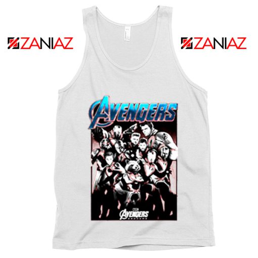 Marvel Avengers Endgame Group Best Tank Top Size S-3XL White