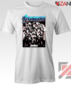 Marvel Avengers Endgame Group Best Tshirt Size S-3XL White