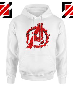 Marvel Avengers Endgame Hoodie Avengers Shattered Hoodie White