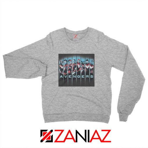 Marvel Avengers Endgame Sweatshirt Super Heroes Sweatshirt Grey