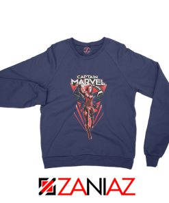 Marvel Captain Sweatshirt Marvel Best Sweatshirt Size S-2XL Navy Blue