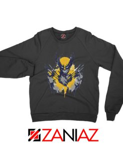 Marvel X-Men Characters Sweatshirt Wolverine Film Sweatshirt Black