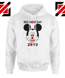 Funny Mickey Mouse Red Nose Day Hoodie