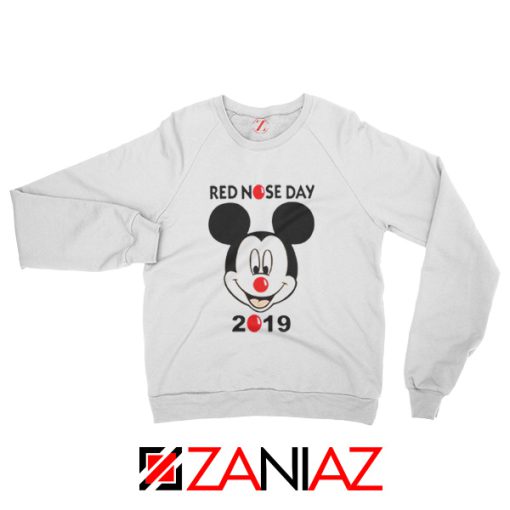 Meme Mickey Mouse Red Nose Day Sweatshirt