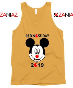 Mickey Mouse Red Nose Day Tank Top Comic Relief Tank Top Size S-3XL Sunshine