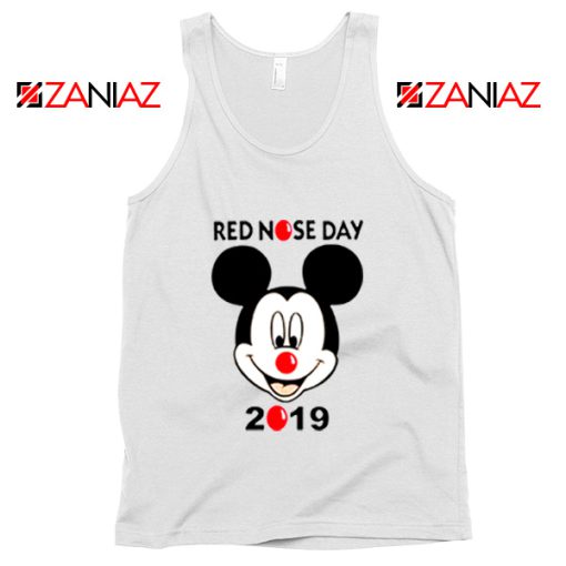 Mickey Mouse Red Nose Day Comic Relief Tank Top