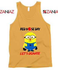 Minion Red Nose Day Tank Top Funny Minion Tank Tops Sunshine