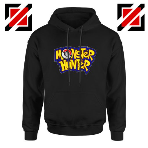 Monster Hunter Pokemon Hoodie Pocket Monsters Hoodie Size S-2XL Black