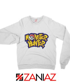 Monster Hunter Pokemon Sweatshirt Pocket Monsters Sweatshirt White