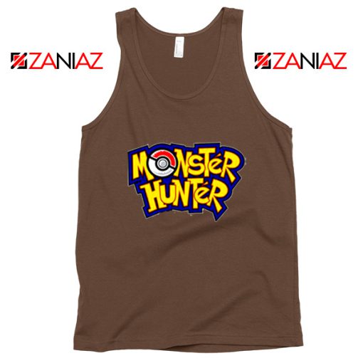 Monster Hunter Pokemon Tank Top Pocket Monsters Tank Top Brown