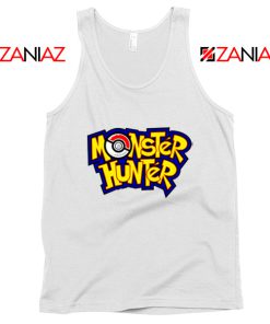 Monster Hunter Pokemon Tank Top Pocket Monsters Tank Top White