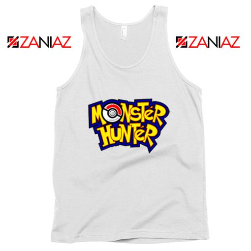 Monster Hunter Pokemon Tank Top Pocket Monsters Tank Top White