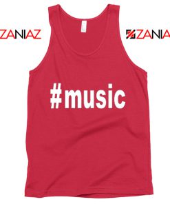 Music Hashtag Best Tank Top Music Women's Tank Top Size S-3XL Red