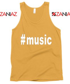 Funny Music Hashtag Symbol Tank Top