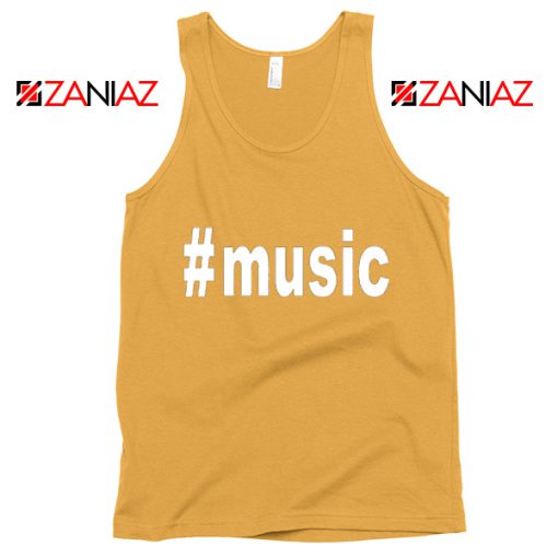 Funny Music Hashtag Symbol Tank Top