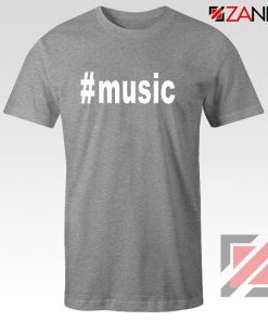 Music Hashtag Best Tshirt Music Women's T-Shirts Size S-3XL Grey