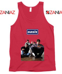 Oasis Band Members Tank Top Oasis Music Band Tank Top Size S-3XL Red