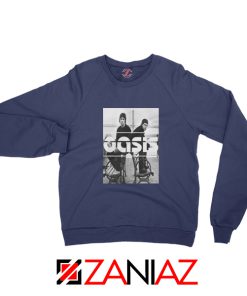 Oasis Music Rock Band Sweatshirt Oasis UK Band Sweatshirt Size S-2XL Navy