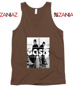 Oasis Music Rock Band Tank Top Oasis UK Band Tank Top Size S-3XL Brown