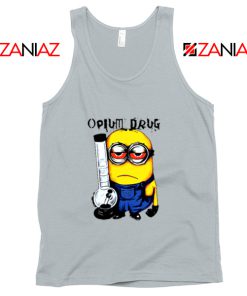 Opium Drug Minion Tank Top Funny Minion Tank Top Size S-3XL Silver