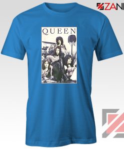 Queen Band Frame Blue T-shirt