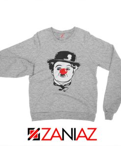 Funny Red Nose Day Charlie Chaplin Sweatshirt