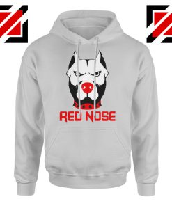 Meme Pitbull Dog Red Nose Day Hoodie