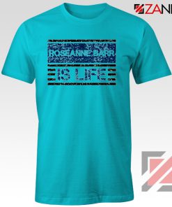 Roseanne Barr T-Shirt American Actress Tee Shirt Size S-3XL Light Blue