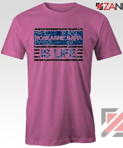 Roseanne Barr T-Shirt American Actress Tee Shirt Size S-3XL Pink