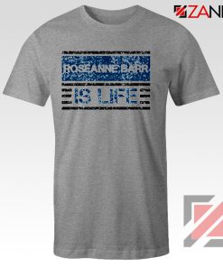 Roseanne Barr T-Shirt American Actress Tee Shirt Size S-3XL Sport Grey