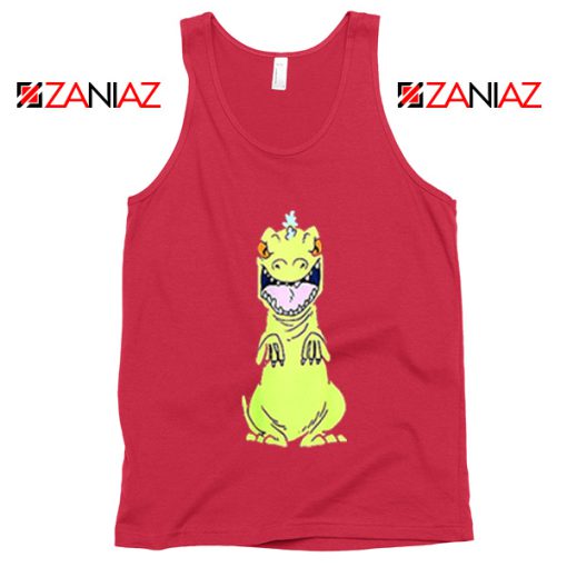 Rugrats Reptar Tank Top Nickelodeon Reptar Cartoon Tank Top Red