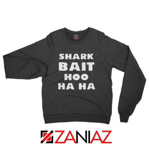 Shark Bait Sweatshirt American Animated Film Sweatshirt Size S-2XL Black