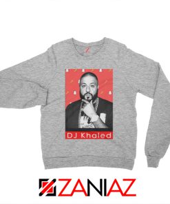 Songwriter DJ Khaled Sweatshirt Gift Music Sweatshirt Size S-2XL Sport Grey