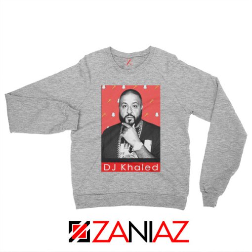 Songwriter DJ Khaled Sweatshirt Gift Music Sweatshirt Size S-2XL Sport Grey