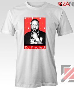 Songwriter DJ Khaled T-Shirts Gift Music T-shirt Size S-3XL White