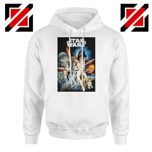 Star Wars A New Hope Hoodie Star Wars Movie Hoodie Size S-2XL White