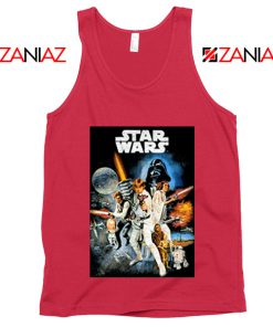 Star Wars A New Hope Tank Top Star Wars Movie Tank Top Size S-3XL Red